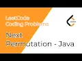 Next Permutation Leetcode Java and code in java