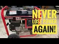 Use This When Your Power Goes Out Husky 3750w Generator MY DIY
