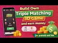 Build Triple Matching 3D Game Earn Money Android iOS Full Game How to Make Unity Game