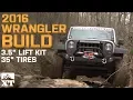 Jeep Wrangler 2007-2017 JK Overhaul 35 MT Tires Teraflex 3 Lift Kit Superchips