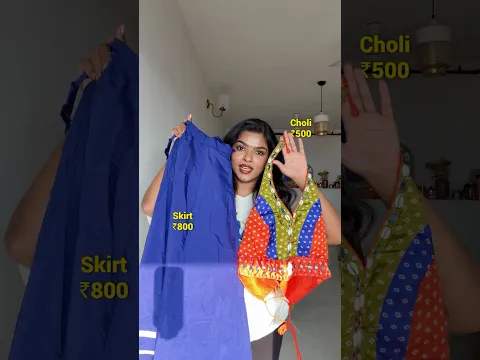 Bought EXPENSIVE? chaniya choli from MUMBAI market 😭🔥 #chaniyacholi #navratri