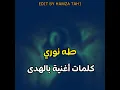 كلمات أغنية بالهدى - طه نوري