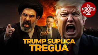 HUM1LLAN A TRUMP 1RAN ARRASA CON EEUU Y TRUMP PIDE A GRITOS UNA TREGUA 1 R EL LO EXHIBE