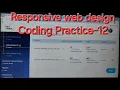 Coding Practice-12 Responsive Web Design CCBP NXTWAVE HTML CSS BOOTSTRAP