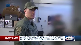 ACLU sues for release of fired trooper s employment file