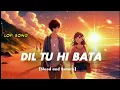 Download Lagu Dil Tu Hi Bata - Lofi songs (KRISH 3) - Showed and Reverb || As lofi m