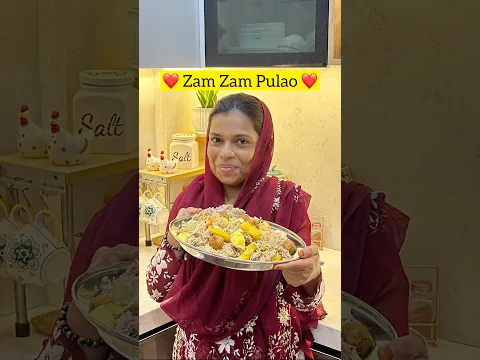 Chicken Zam Zam Pulao 🤤😍 #zamzampulao #chickenpulao #pulaorecipe #ytshorts #shortvideo #short