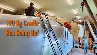 Hoisting a 120 Kg Cradle Box On Top of Our 50ft hull – Ep. 392 RAN Sailing