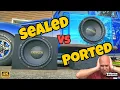 The Great Subwoofer Debate Ported vs Sealed - Which Sounds Better KICKER Comp Gold