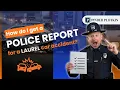 How do I get a police report for a Laurel car accident