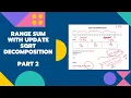 Range Sum with Update PART 2 SQRT Decomposition