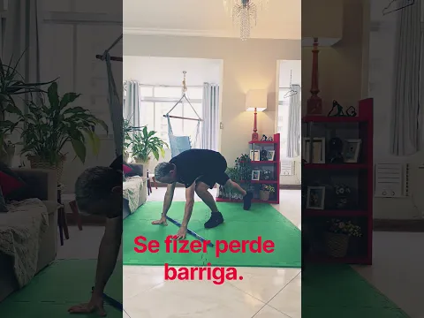 Bastão em casa: movimentos simples para perder a barriga!