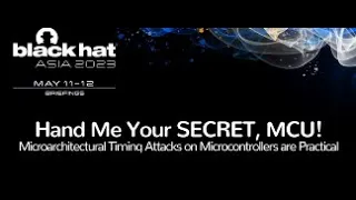 Hand Me Your SECRET MCU Microarchitectural Timing Attacks on Microcontrollers are Practical