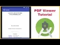 Android Studio - How To Open PDF File PDF Viewer 2018