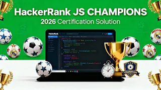 JavaScript Hacker Rank 2026 Certification Champions League Teams Solution