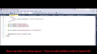 MVC - Fix Error