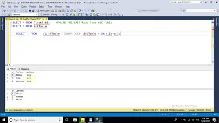 How To Update One Table By Another Table Data in Database