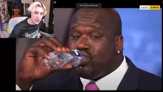 xQc reacts to compilation of Shaq using normal sized things and being a giant