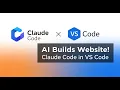 Claude Code in VS Code AI Builds a Complete Website from Scratch