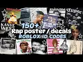 RAP POSTERS id codes Roblox Faiyes codes
