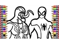 Spiderman and Venom Coloring Book Coloring Pages Kids Fun Art Activities Coloring Book