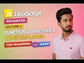 Advanced JavaScript Lecture 1 Function Definitions Types Explained