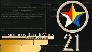 JavaScript ES6 21 Use export to Share a Code Block FreeCodeCamp