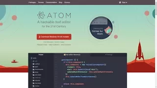 Atom - A hackable text editor for Windows