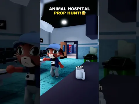 😂 cool animal hospital prop hunt.. #usa
