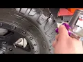 Dressing tire with Harbor Freight detail gun