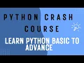 Modern Python Crash Course Installation setup python hello world Data types