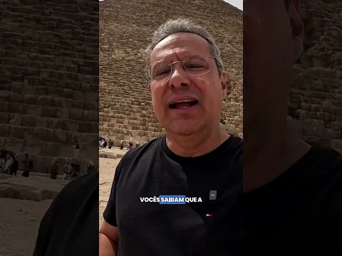 A maior pirâmide do mundo já teve 146 metros de altura! 🇪🇬