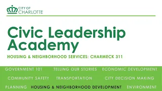 CLA Online - CharMeck311