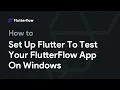 How To Set Up Flutter and Android Studio To Test Your App On Windows