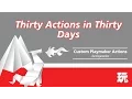 Unity Playmaker Create Material Action - Thirty Actions in Thirty Days