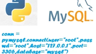 Python mySQL connection using pymysql Library