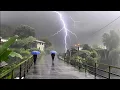 Download Lagu 🔴LIVE Heavy rain and strong winds ⛈️⚡️in rural Indonesia||goodbye stress and insomnia