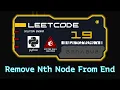 Remove Nth Node From End of List LeetCode Python Algorithm Visualization