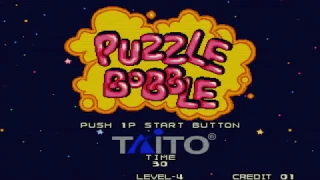 Puzzle Bobble Original Arcade 1994 Taito Game Arcade Longplay Bubble Buster Puzzle Bobble 2x 