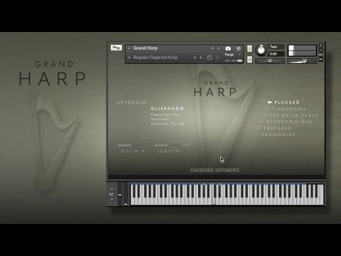 Grand Harp product video