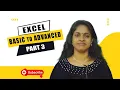 EXCEL BASIC TO ADVANCED PART 3