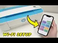 How to Setup HP DeskJet 3755 Printer Using Wi-Fi - iPhone Android