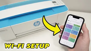 How to Setup HP DeskJet 3755 Printer Using Wi-Fi - iPhone Android