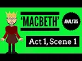Macbeth Act 1 Scene 1 Updated Analysis