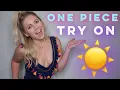 ONE PIECE BATHING SUIT TRY ON HAUL tarte vlogs