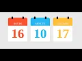 Countdown timer using HTML CSS Coming Soon Page HTML CSS