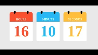 Countdown timer using HTML CSS Coming Soon Page HTML CSS