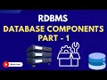 8 Database Components Learn RDBMS Tutorial
