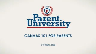 English - Canvas 101 for Parents