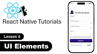 React Native - Buttons Inputs Events